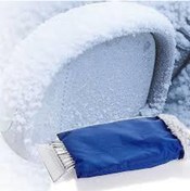 Resim Autokit Eldivenli Buz Kazıyıcı Araba Buz Kırıcı 