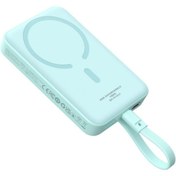 Resim Genel Markalar srht Magsafe Mini Type-C Kablolu Wireless Powerbank 10.000 mAh 30W-Siyah 721051 