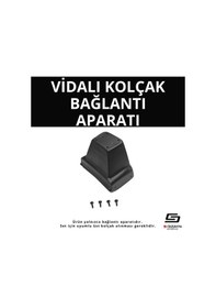 Resim S-dizayn Ford Connect Abs Vidalı Kol Dayama Kolçak Alt Adaptör 2009-2014 A+kalite 