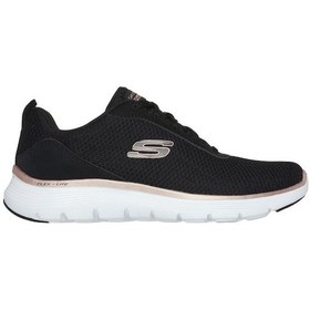 Resim Skechers Flex Appeal 5.0 Kadın Spor Ayakkabı 150206 150206 Bkrg Bkrg Siyah - Beyaz 