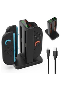 Resim Nintendo Switch 2 Joycon Şarj İstasyonu Dock Switch 2 Joycon Uyumlu 