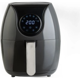 Resim 5l Siyah Air Fryer, Sağlıklı ve Pratik Mutfak Cihazı 