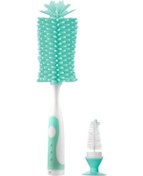 Resim Gajeena Yeşil Silikon Biberon & Emzik Temizleme Fırçası Seti - Ayrılamabilir, Dik Duran, 360 Döner, Temel Emici Çene İle Ev Ve Bebek Ürünleri İçin 