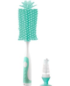 Resim Gajeena Yeşil Silikon Biberon & Emzik Temizleme Fırçası Seti - Ayrılamabilir, Dik Duran, 360 Döner, Temel Emici Çene İle Ev Ve Bebek Ürünleri İçin 