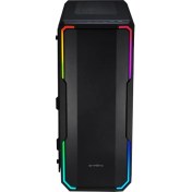 Resim Bitfenix Enso 4*120MM RGB Fan Siyah 2*usb 3.0 Tempered Glass Oyuncu Bilgisayarı Kasası 