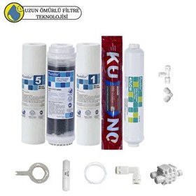 Resim Pemax Water Solutions Purefer Açık Kasa Çif Sedimentli Sertifikalı 5'li Orijinal Lg Kuno Mebran 5'li 
