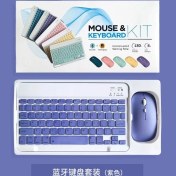 Resim 2Guoyang Mor Ipad Xiaomi Mi Pad Huawei Samsung Tablet Sihirli Kontrol Kablosuz Klavye Fare Seti Desteği Android Ios Windows Sistemi 2022 (Yurt Dışından) 