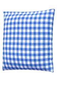 Resim AfgTech Piknik Seti 170x170cm Piti Kareli Piknik Örtüsü, 40x40cm 4 Adet Minder Mavi 