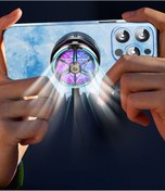 Resim MATECHNO Mıknatıslı Cep Telefon Sessiz Soğutma Fanı Radyatör Soğutucu İos Android Pubg Gaming Soğutucu 