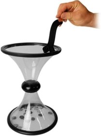 Resim SANEC Eğlenceli Huni Şeklinde İlginç Şeffaf Para Biriktirme Kumbarası 