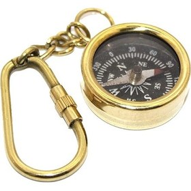 Resim İsme Özel Dekoratif Pirinç Pusula 