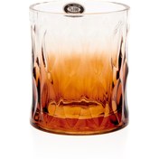 Resim Alegre Glass Linda Silindir Meşrubat Bardağı - Amber - 8,5x10 cm 
