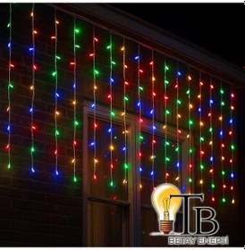 Resim 240 Led Sarkıt Işık 3m X 3m Çok Renkli Çok Renkli 