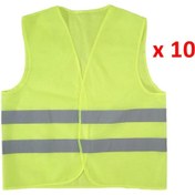Resim SKM Yelek Reflektörlü Sarı 10 Lu Paket 