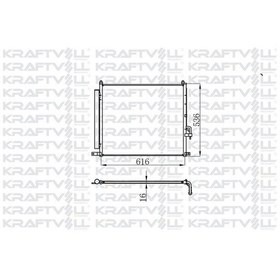 Resim Kraftvoll-08060164 - Klıma Radyatoru Ranger 2,2 Tdcı 2011 - Ma 