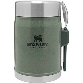 Resim Stanley Klasik Paslanmaz Çelik Yemek Termosu Kaşıklı 0,40 Lt - Hammertone Green 