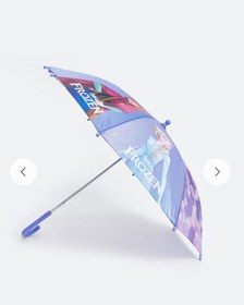 Resim Frozen Lisanslı Kız Çocuk Şemsiye Koyu Mavi 