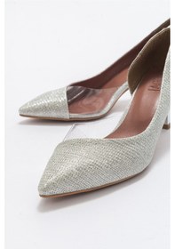Resim Luvishoes Luvi Shoes 353 Lame Simli Topuklu Kadın Ayakkabı Lame Sim 
