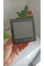 Resim Grandeks Wi-Fi Akıllı Oda Termostatı | Yerden Isıtma Uyumlu | Tuya Smart | Dokunmatik Ekran | 16A 