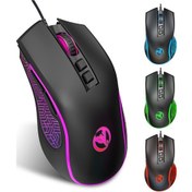 Resim Geeksen Hxsj X100 Optik Sensörlü 7 Renkli Rgb Aydınlatmalı 3600 Dpı Oyuncu Faresi Optik 