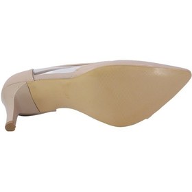 Resim Hobby 26612 Hakiki Deri Stiletto Kadın Ayakkabı Ten 