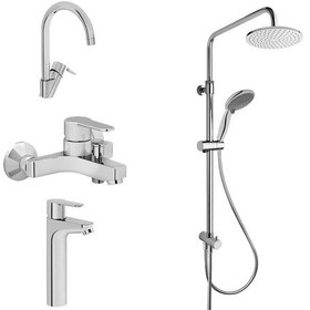 Resim Artema Win S Yüksek Batarya Seti + System Rain Ls25 Tepe Duş Seti 