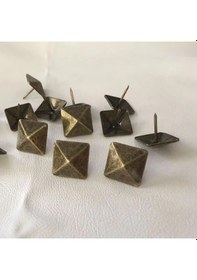 Resim Fochsia 50 Adet Retro Parlak Mobilya Çivisi Bakır Mat Siyah Dıy Koltuk Şarap Dolabı Dekoru 