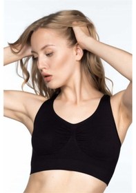 Resim Emay 4001 Sporcu Büstiyer Siyah 