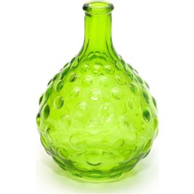 Resim Yeşil Bubble Cam Vazo 15 Cm Diğer 