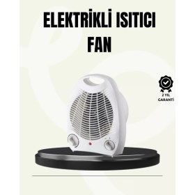 Resim Mini Elektrikli Isıtıcı - Taşınabilir Fanlı Isıtma Sistemi Midastech 