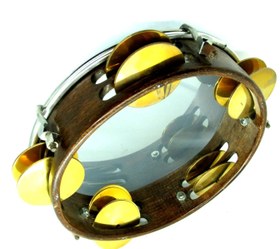 Resim Riq Tef Tambourine Marine W / Cymbals vg3 