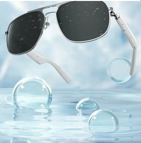 Resim G01 Akıllı Güneş Gözlüğü Polarize Gözlük,yapay Zeka,müzik Dinleme,telefon İle Konuşma Bluetooth Siyah 