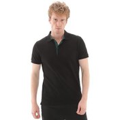Resim The North Face M Premıum Slım Polo Erkek T-Shirt Siyah 