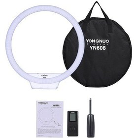 Resim Yongnuo YN608 Bi-Color Ring Led Işık 3200-5500 Kelvin 