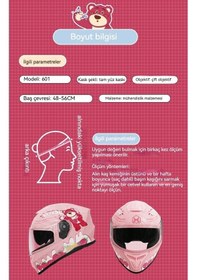 Resim Maoyaya Çocuk Motosiklet Kaskı - Dört Mevsim Açık Emniyet Kaskı Pembe 0135 Pembe 