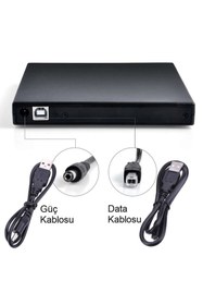 Resim ShopFast Harici Dvd Rw Usb 2.0 Cd Dvd Yazıcı Okuyucu Cd-rw Sürücü Dvd Rom Oynatıcı 