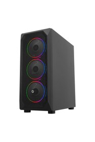 Resim GAMEFORCE Xmesh 6x120mm Rainbow Fanlı Oyuncu Bilgisayar Kasası 