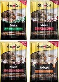 Resim Gimcat Sticks Tahılsız Karışık Avantaj Paketi Kedi Ödül 4 x 20 G 