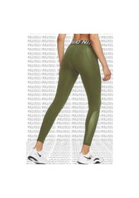Resim Nike Pro Tigh Fit Full Length Leggings Toparlayıcı Tam Boy Tayt Haki Kahverengi Haki 