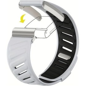 Resim Cloud011 Nefes Alabilir Light Gray Fitness Bilek Bandı Çift Renk Silikon Ayarlanabilir Whoop 4.0 Kayışı 