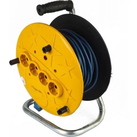 Resim Ekonomik Seri 3x2.5 mm Makaralı Uzatma Kablosu 50 M 