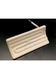 Resim İnfrared Seramik Isıtıcı Rezistans Konkav 122x60mm 500w 230v Beyaz Renk Hsc Model 1 Adet 