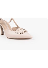 Resim Suins Beauty Kadın Yüksek Topuklu Stiletto Abiye Ayakkabı Bej 