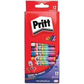 Resim Pritt Pastel Boya Karton Kutu 12 Renk 1048061 