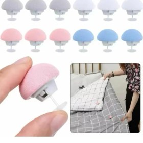 Resim Roxart Özdilek Dekor Pratik 12'li Mantar Şekilli Nevresim Tutucu Yorgan Sabitleme Çarşaf Yorgan Nevresim Sabitleyici 