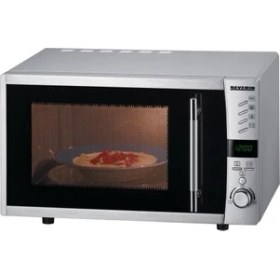 Resim Severin Mw 7817 Izgara ve Sıcak Hava Fonksiyonlu Mikrodalga, Gümüş / 800 Watt / 21 Litre Pişirme Alanı 