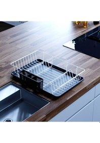 Resim Teknotel Tek Katlı Bulaşıklık Tabaklık Beyaz Kb003 