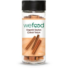 Resim WEFOOD Organik Seylon Tarçın Çubuk 20g 