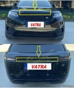 Resim Range Rover Velar 3.0r-dynamic S 2018-2022 Uyumlu Siyah Range Rover Kaput Ve Bagaj Yazısı 