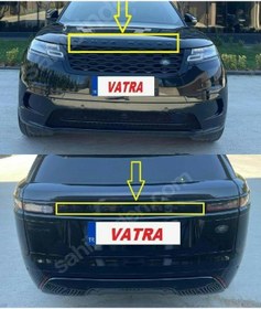 Resim Range Rover Velar 3.0r-dynamic S 2018-2022 Uyumlu Siyah Range Rover Kaput Ve Bagaj Yazısı 